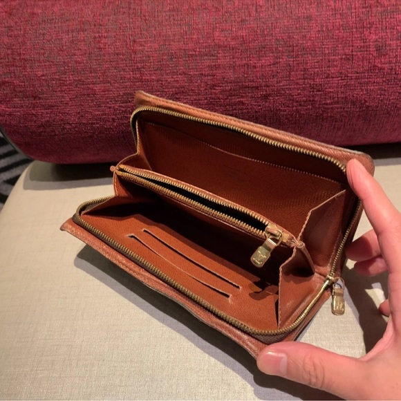 Authentic Louis Vuitton M61727 monogram Zippy Organizer Long Wallet LV CA0072 - Picture 8 of 12